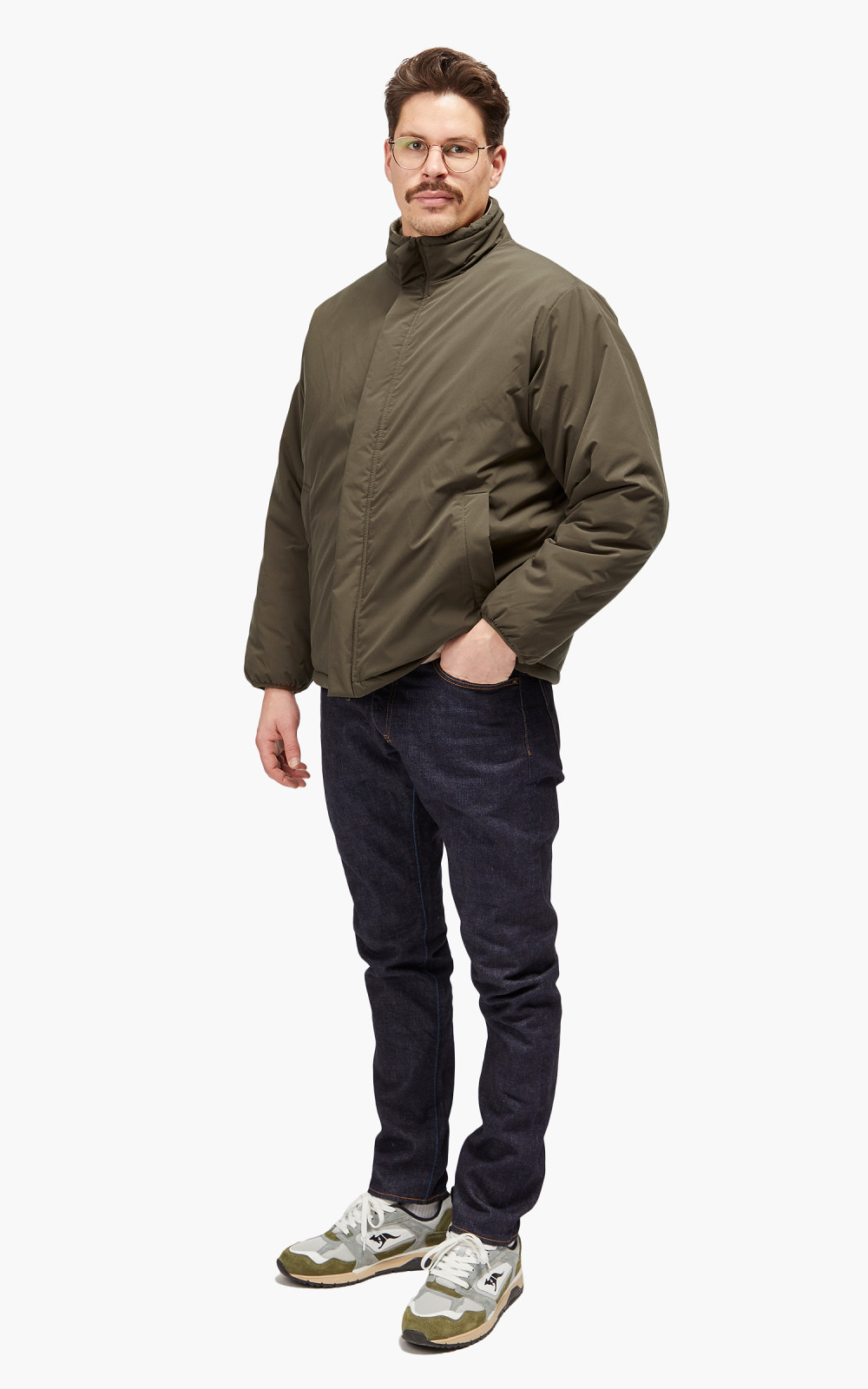 BEAMS PLUS Jacquard Mil Puff Blouson Ver. 2
