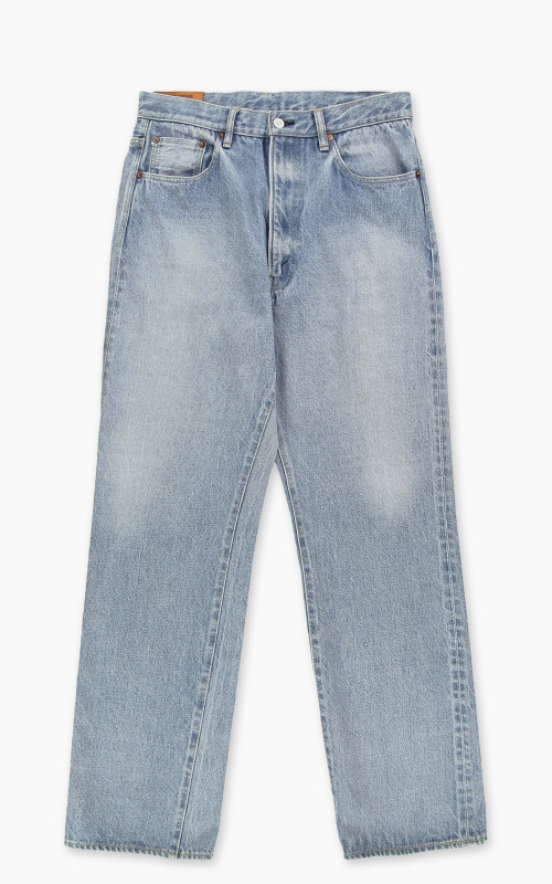 Kaptain Sunshine Skate Shoecut Denim Pants Indigo Vintage Wash