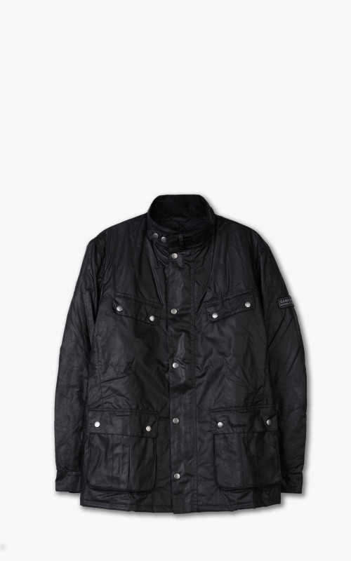 Barbour International Duke Wax Jacket (TR) Black