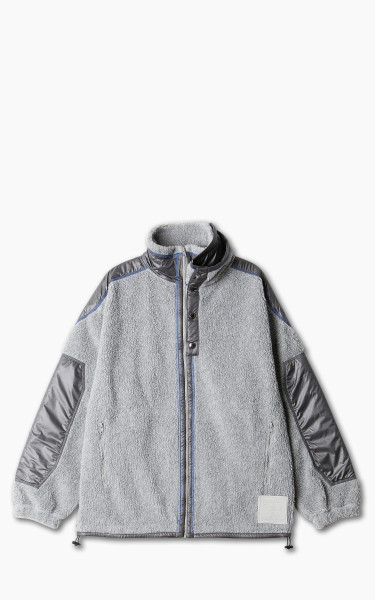 Y/Project Double Collar Fleece Jacket Grey