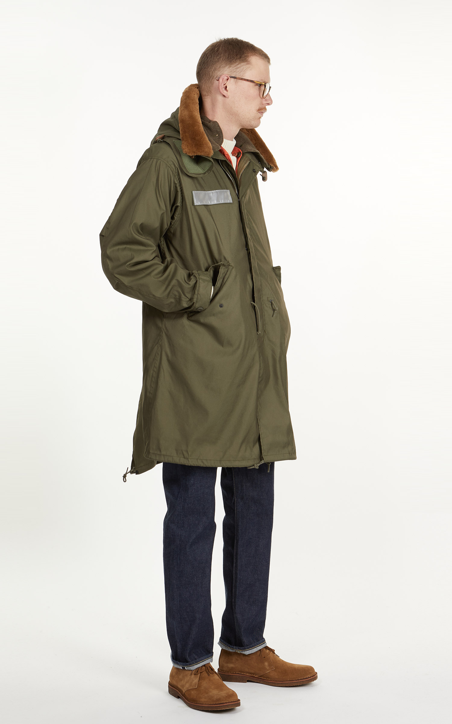 Rocky Mountain Featherbed Fishtail Parka With Down Liner Olive 