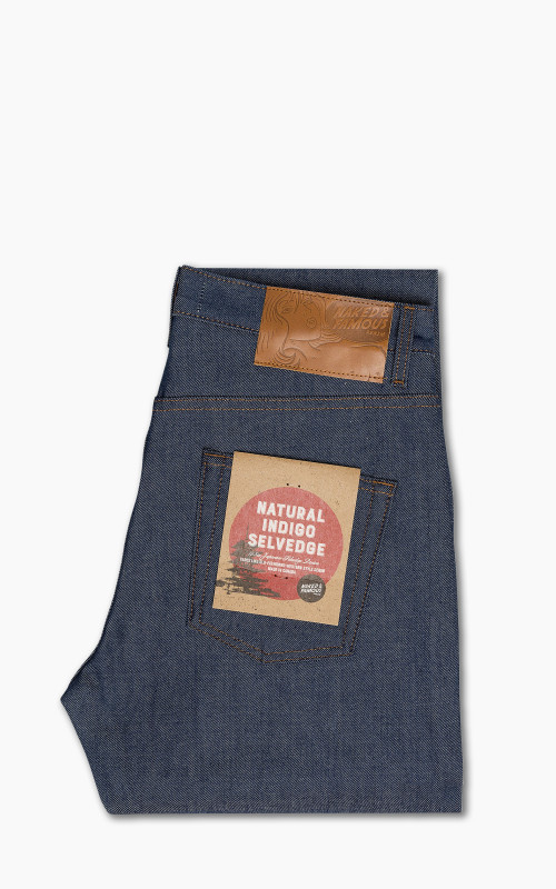 Naked & Famous Denim Easy Guy Natural Indigo Selvedge Raw Blue 12.5oz