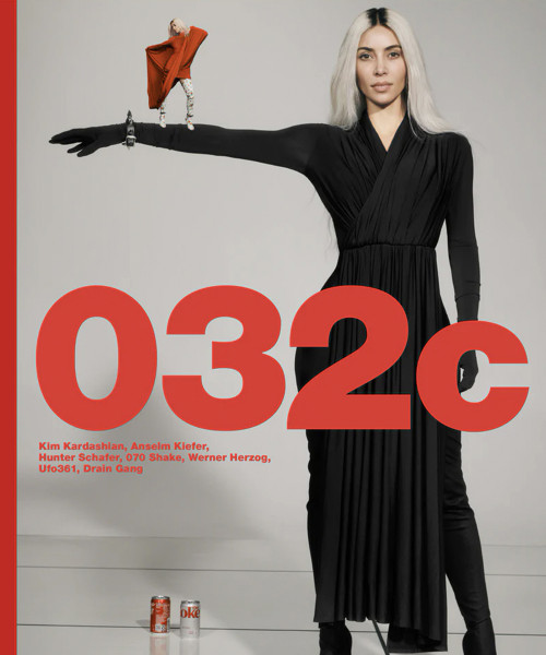 032c Magazine Issue #42 &quot;Drain Gang&quot; Cover: Kim Kardashian Winter 2022/2023
