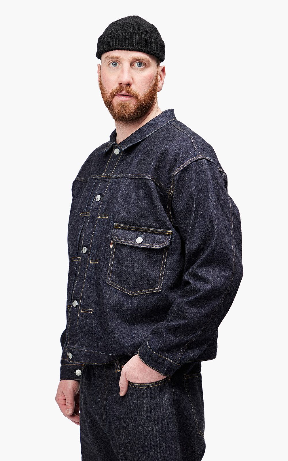 Momotaro Jeans MJK0060M31 Heritage Denim Jacket 13oz Indigo | Cultizm