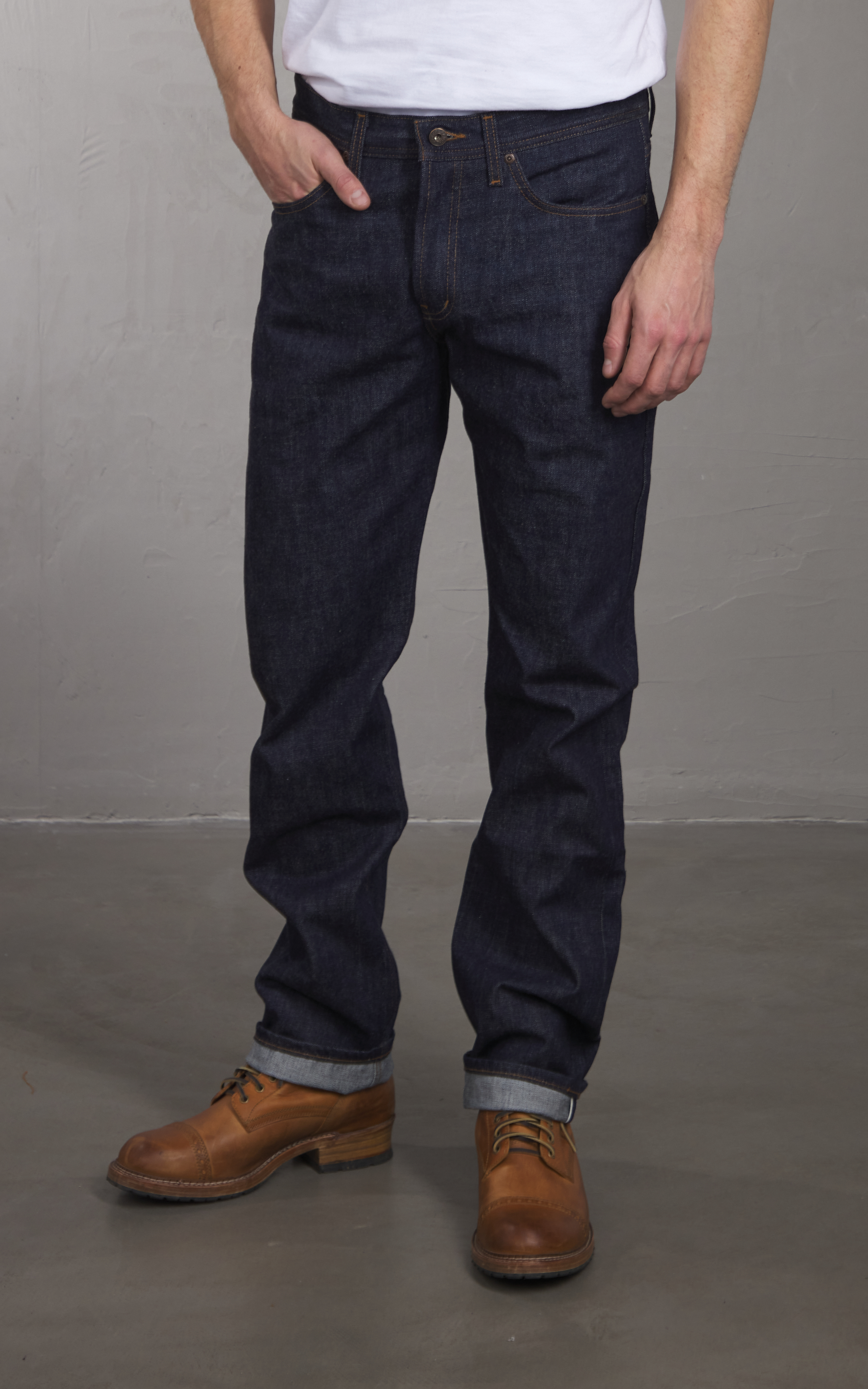 レビュー高評価の商品 Naked & Famous Denim Weird Guy Blue Wave Selvedge 12.5oz 口紅