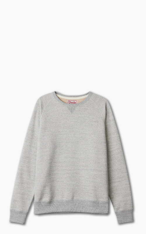 Wonder Looper Pullover Crewneck Fleeced Fox Fiber Heather Grey