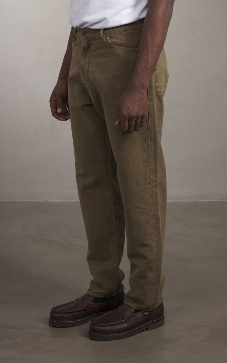 D Slacks gerade geschnittene Hose aus Cord aus Suvin-Baumwolle - schwarz -  UK/US 30