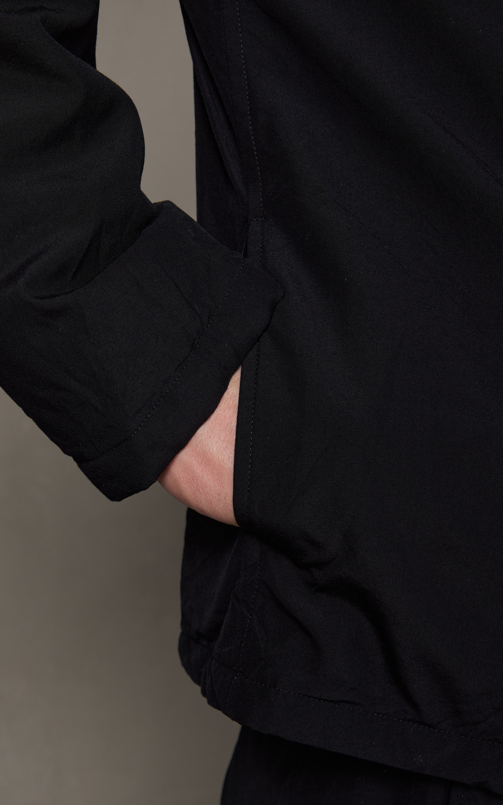 Auralee High Count Wool Poplin Blouson Black | Cultizm