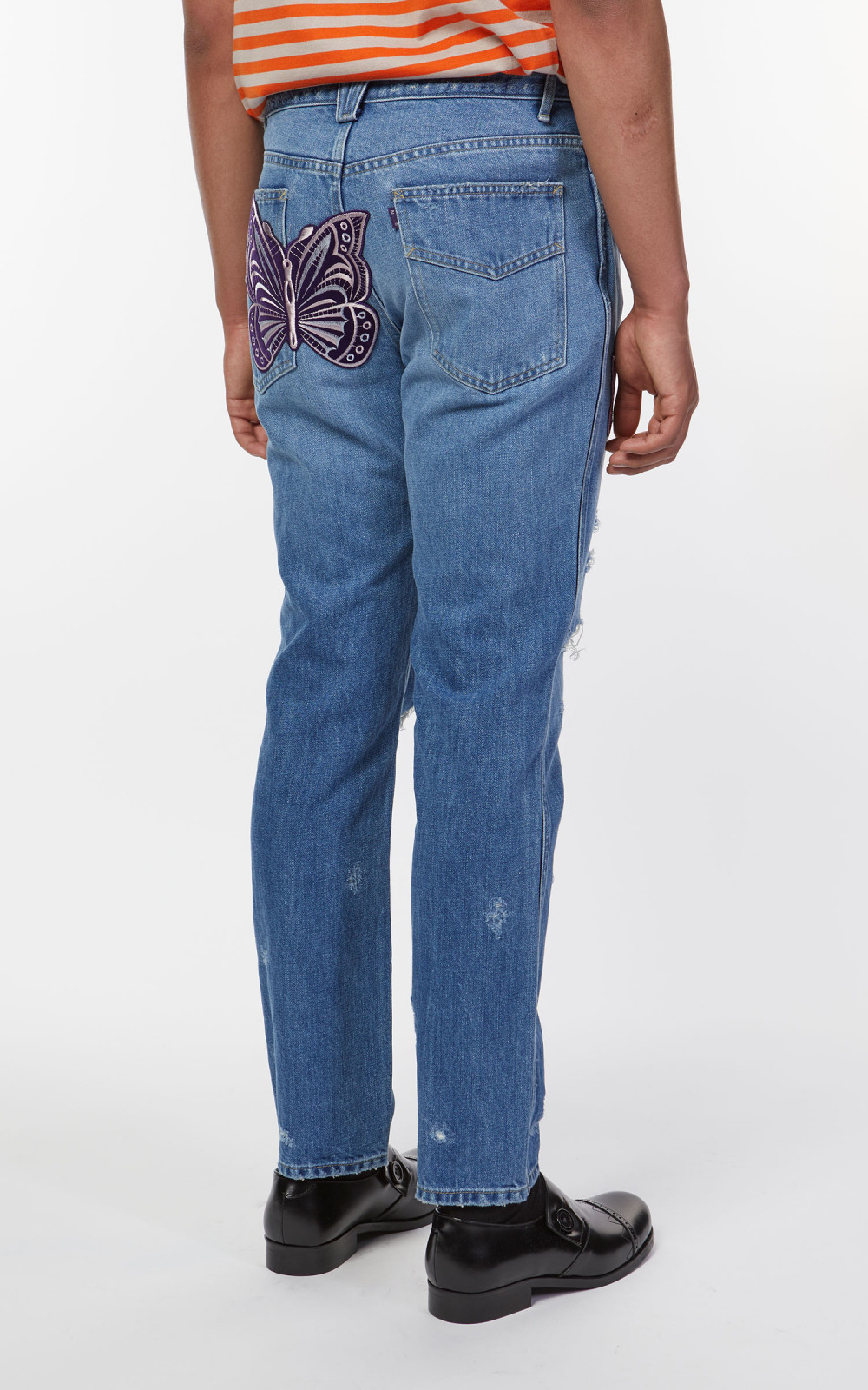 Needles Assorted Patches Slim Jean Indigo | Cultizm