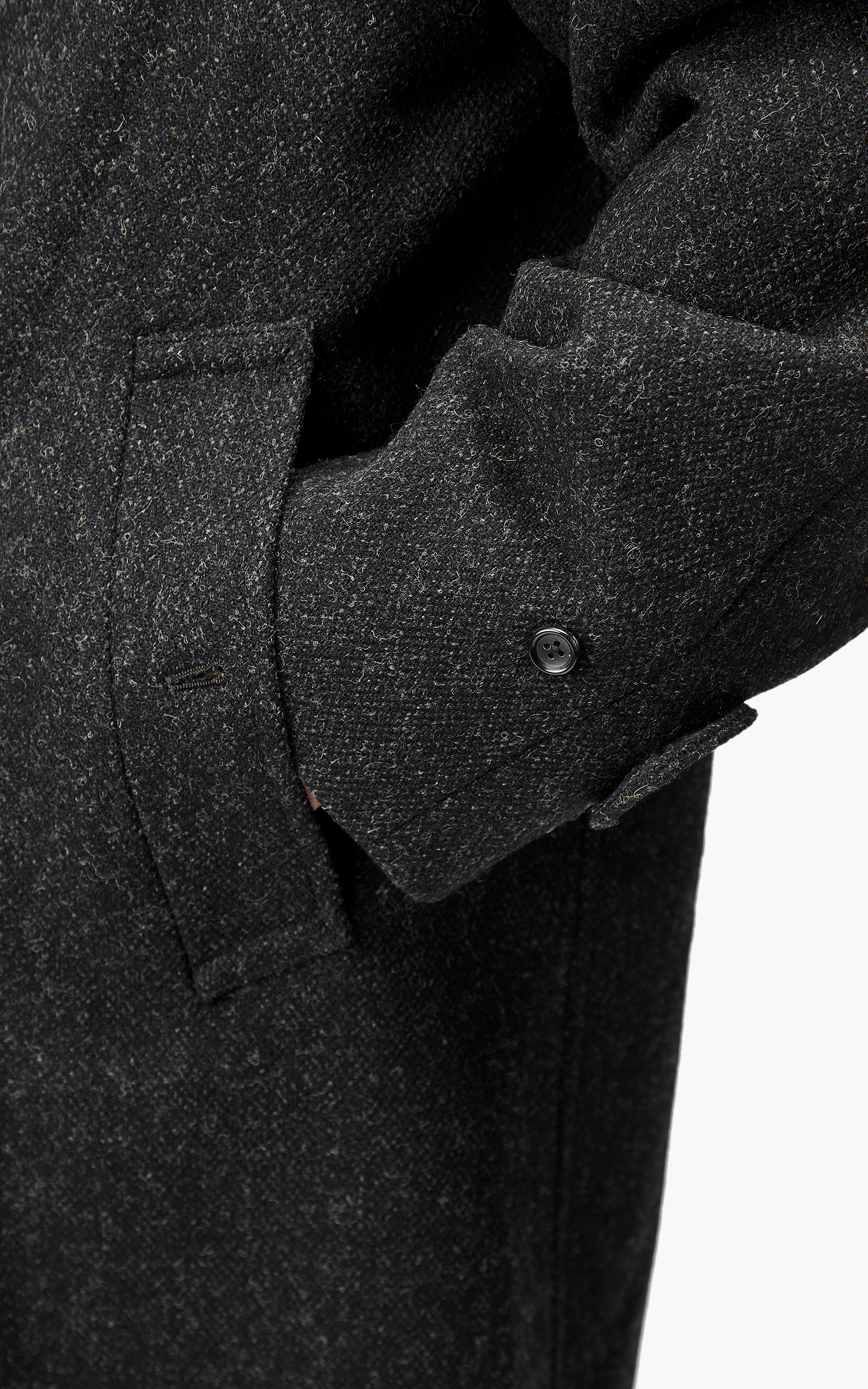 Anatomica Single Raglan Coat IV Reversible Charcoal | Cultizm