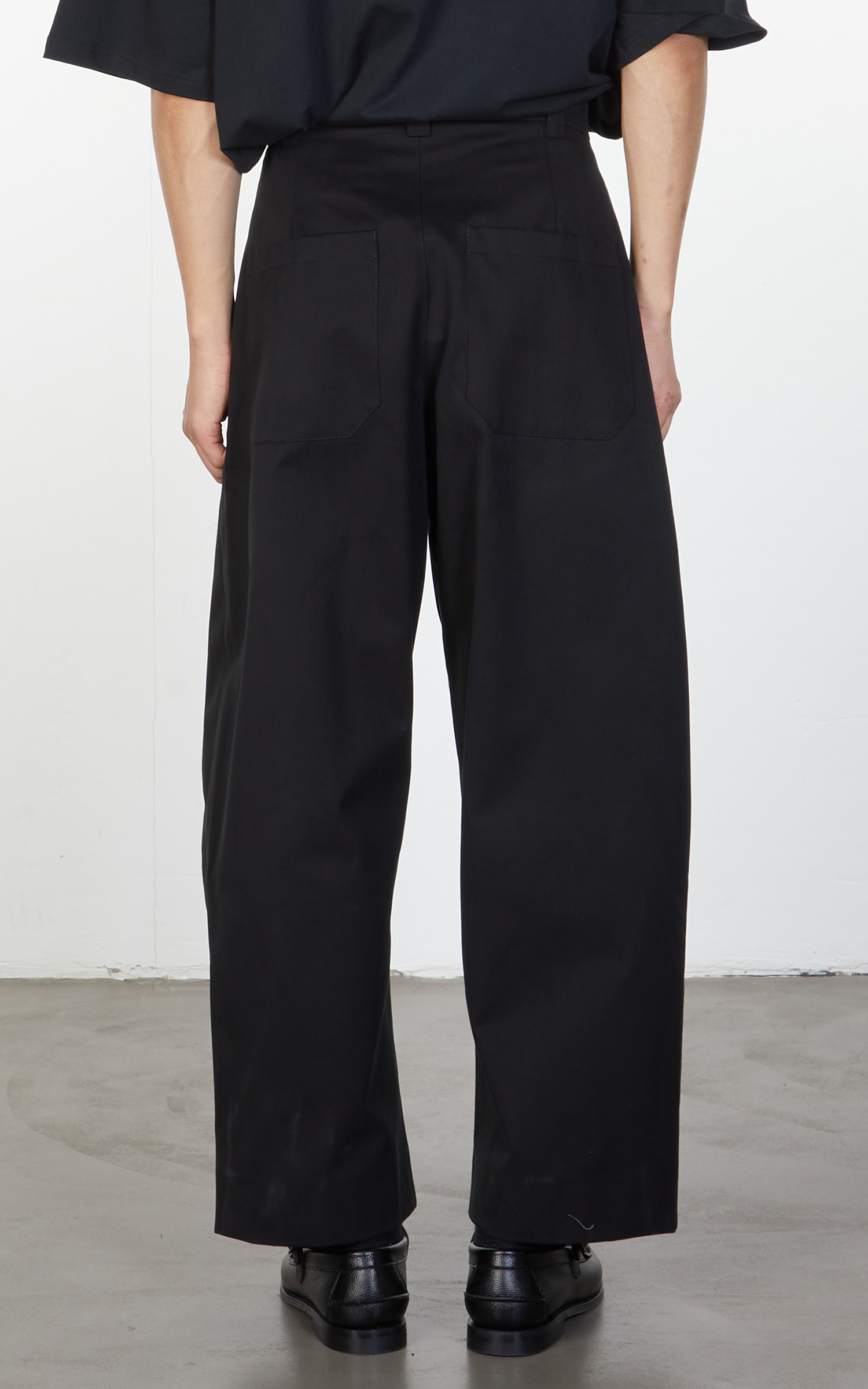 Studio Nicholson Sorte Pant Black | Cultizm