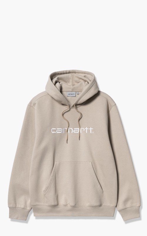 Carhartt WIP Hooded Carhartt Sweat Wall/White I030230.0QS.XX.03