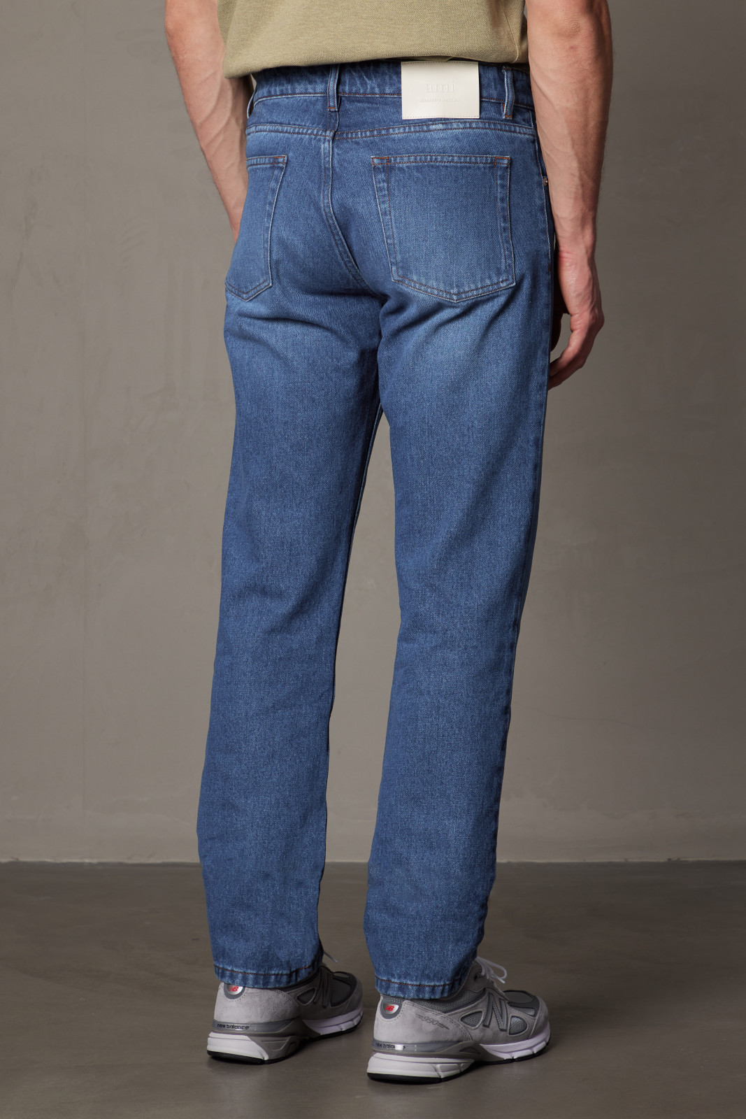 AMI Paris Classic Fit Jeans Used Blue Wash | Cultizm