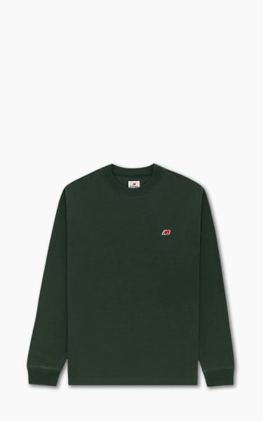 New Balance Core Long Sleeve T-Shirt &quot;Made in USA&quot; Midnight Green