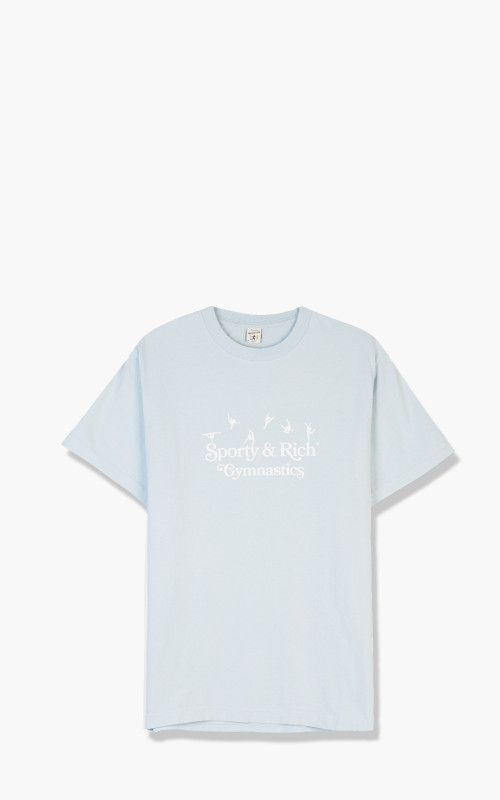 Sporty & Rich SR Gymnastics T-Shirt Baby Blue