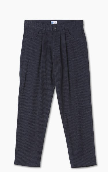 Japan Blue Sashiko Wide Tapered Pants Indigo