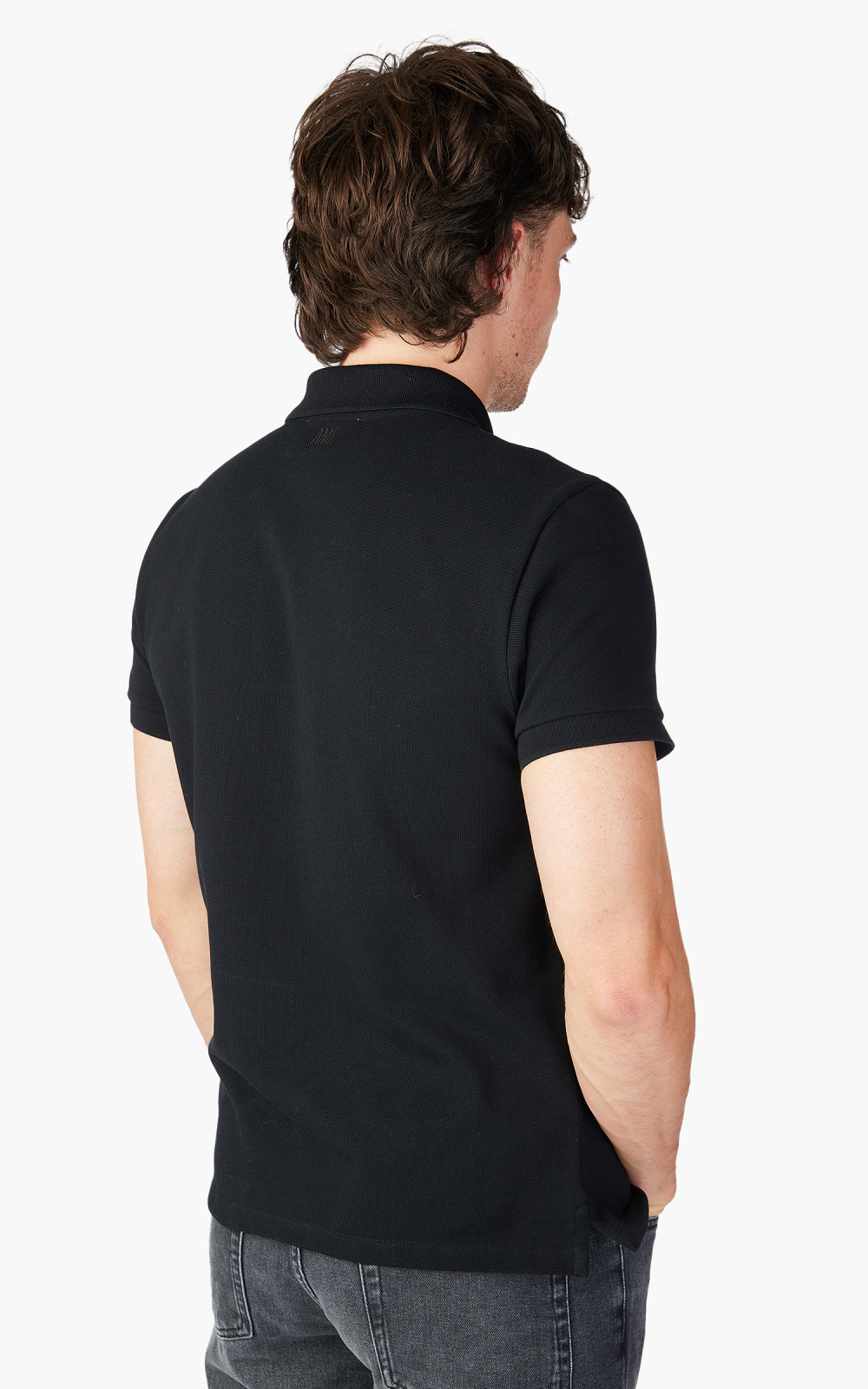 ★AMl PARlS★ AMI BFUPL001 760 430 AMI D'COER Small Heart Lo Black Ami De Coeur Polo Shirt | AMI PARIS