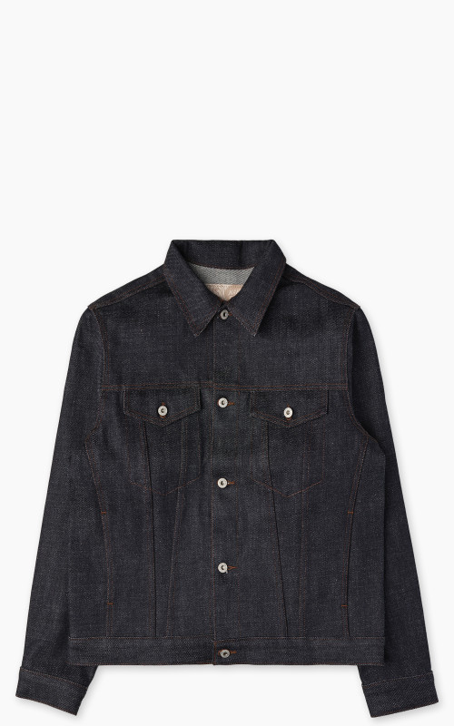 Naked & Famous Denim Denim Jacket Elephant 13 Red Core 21oz