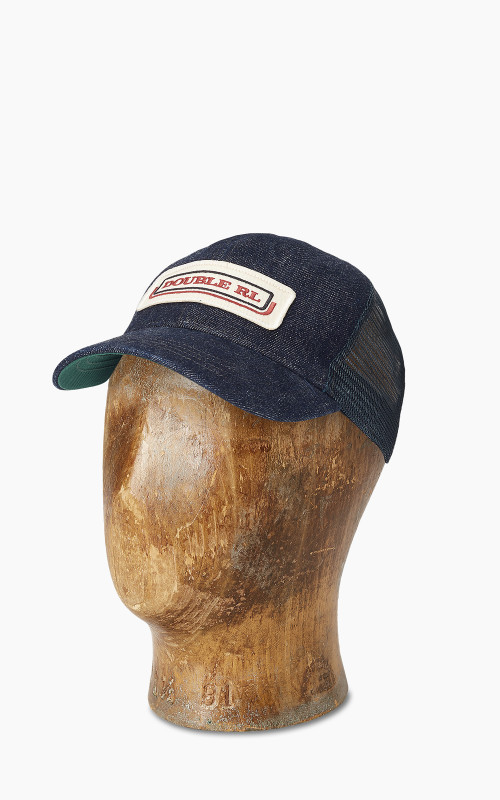 RRL Denim Mesh Trucker Cap Indigo