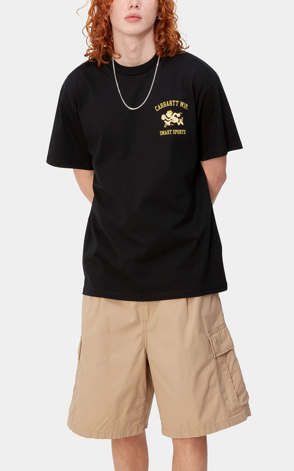 ★2024SS新作★CARHARTT★S/S SMART SPORTS T-SHIRT Carhartt WIP S/S Smart Sports T-Shirt Black | Cultizm