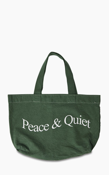 Museum of Peace &amp; Quiet Wordmark Tote Bag Forest