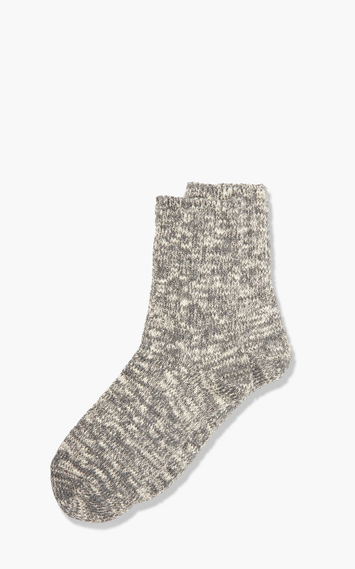 RoToTo R1054 Low Gauge Slub Socks Mid Grey R1054-M.GREY