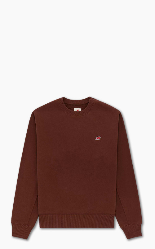 New Balance Core Crewneck "Made in USA" Rich Oak