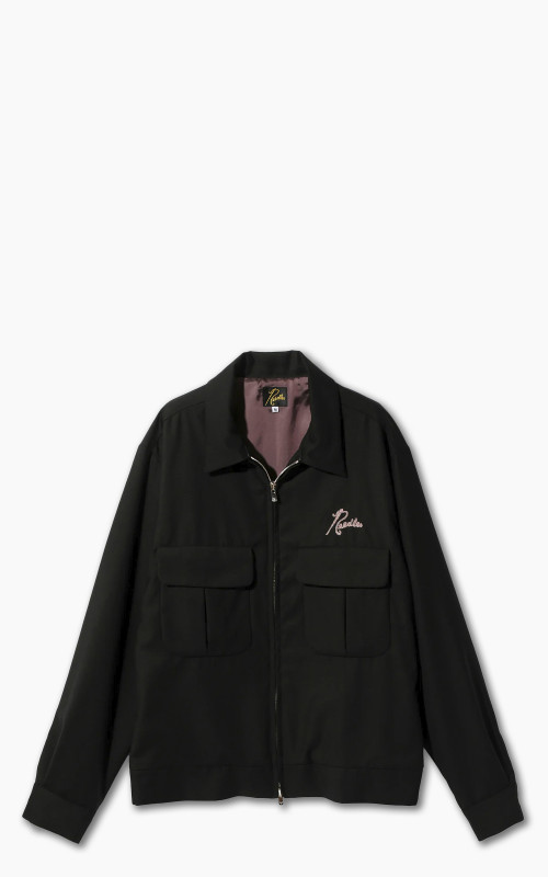 Needles Sport Jacket PE/W Gabardine Black