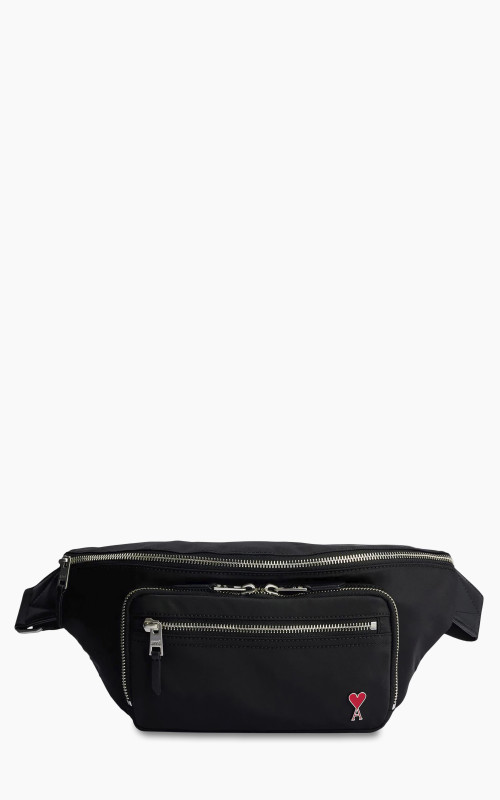 AMI Paris Ami De Coeur Bumbag Black