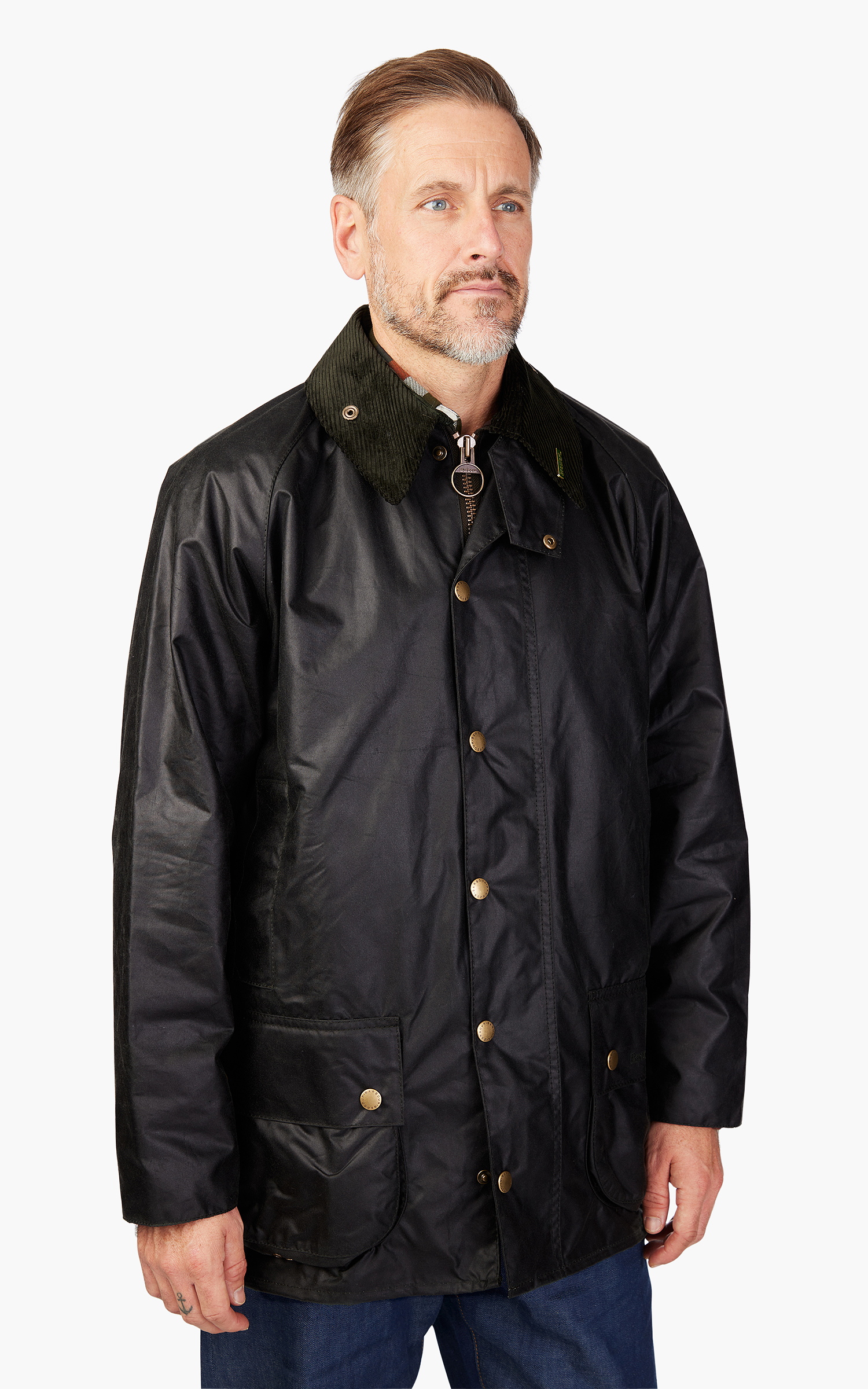 Barbour 40th Anniversary Beaufort Wax Jacket Sage | Cultizm