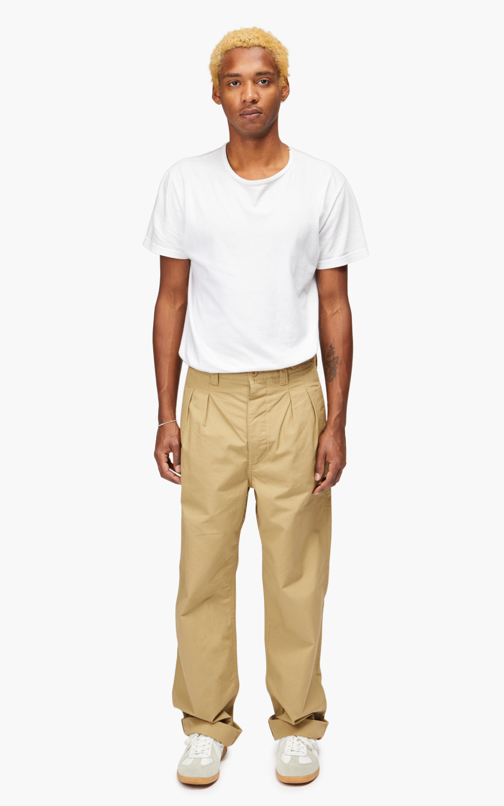 パンツ Nigel Cabourn  18ss PLEATS WIDE PANTS IMG_5891_480x480.jpg?v=1713340052