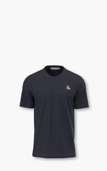 Maison Kitsuné Chillax Fox Patch Classic T-Shirt Navy