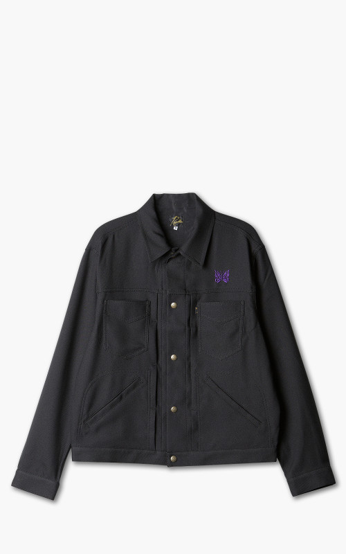 Needles Penny Jean Jacket Poly Twill Black