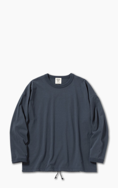 Jackman Grace Himo L/S T-Shirt Tetsukon Iron Navy