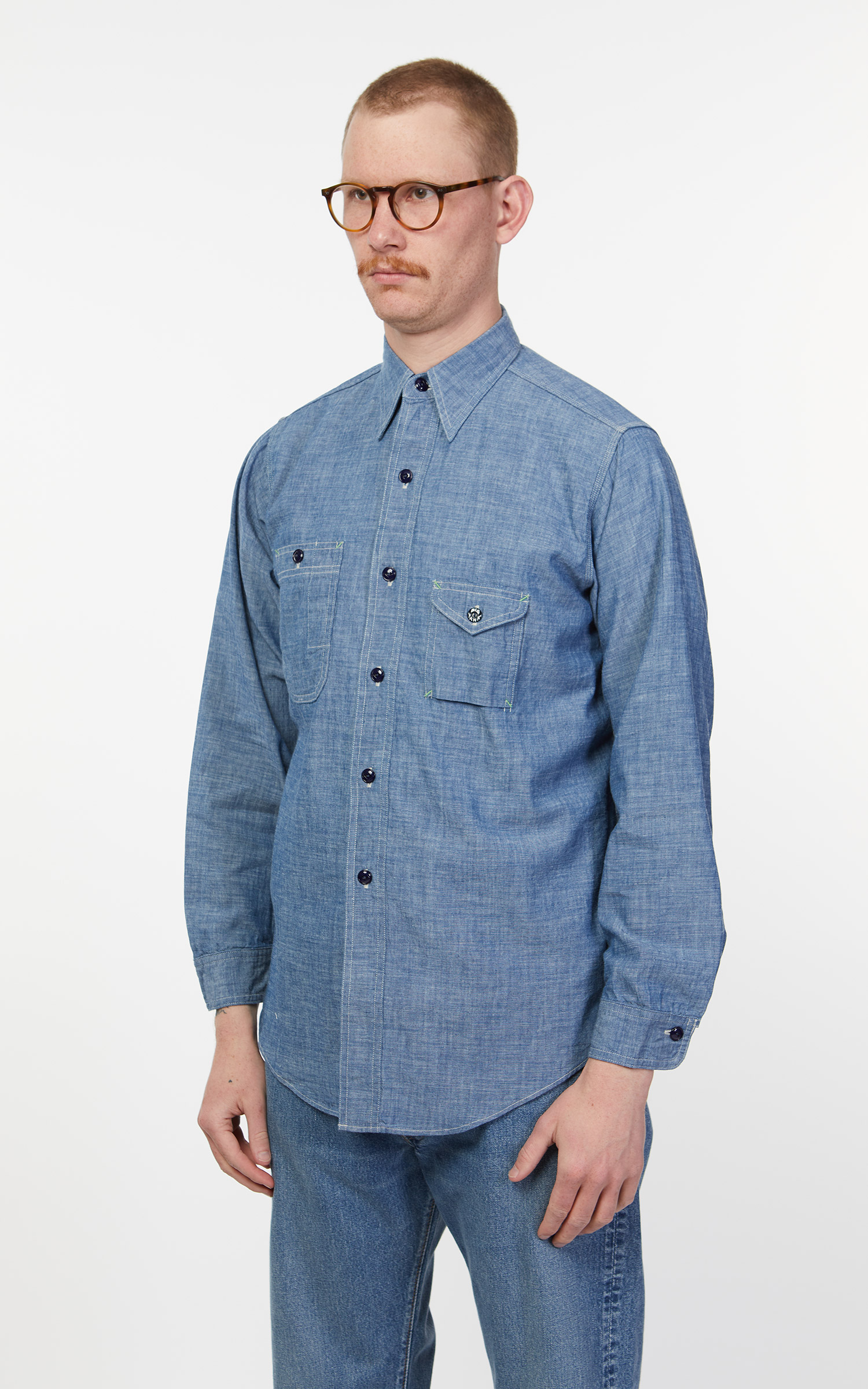 Anatomica Big Yank 1935 Shirt Indigo One Wash | Cultizm