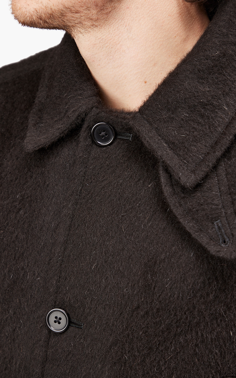 Markaware Raglan Mac Coat Black | Cultizm