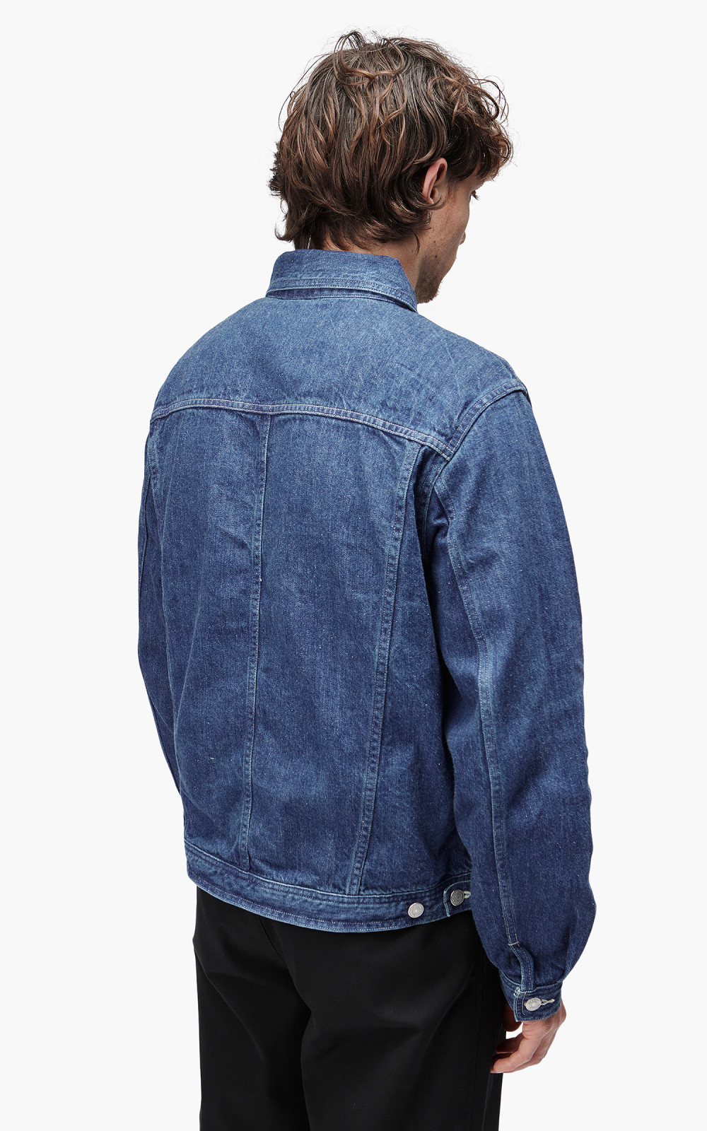 Auralee Selvedge Light Denim Blouson Light Indigo | Cultizm Auralee Selvedge Light Denim Blouson Light Indigo | Cultizm
