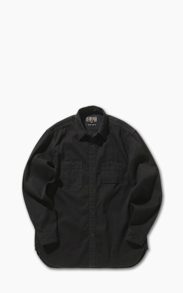 Beams Plus New Denim Work Shirt Black