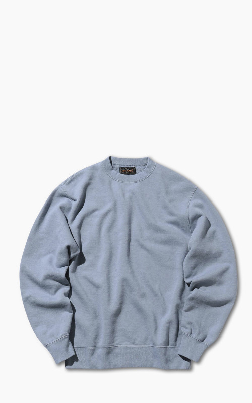 Beams Plus Crew Japan Sweat Blue
