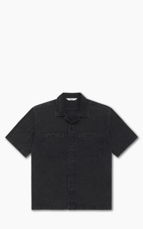 3sixteen Short Sleeve Workshirt Black Stonewash