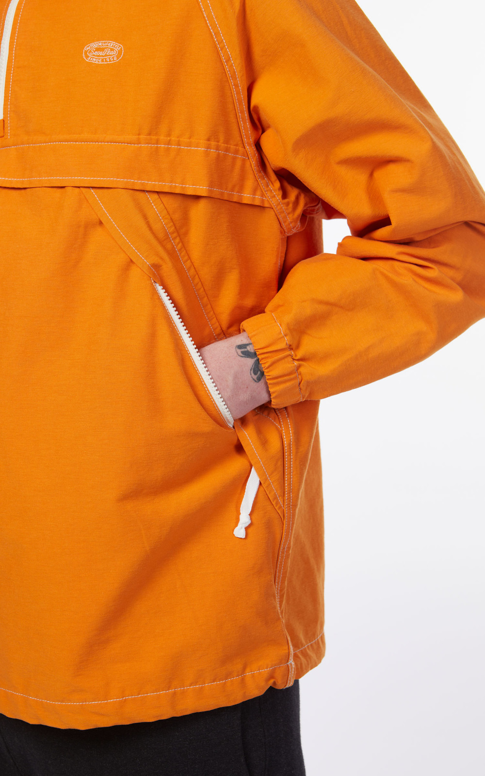 Snow Peak Light Mountain Cloth Parka Orange | Cultizm