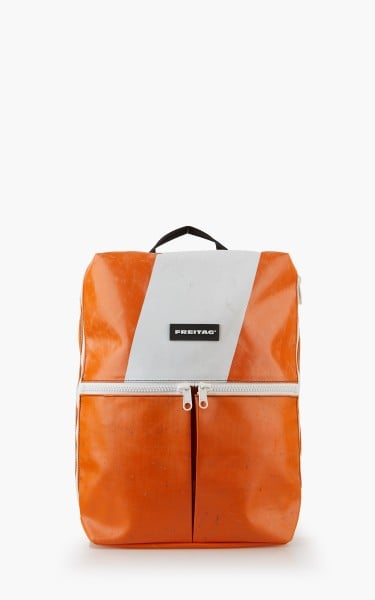 Freitag F49 Fringe Backpack &quot;Happiness&quot; Orange 11-1 F49-OR-11-1