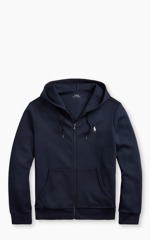 Polo Ralph Lauren Double-Knit Full-Zip Hoodie Navy