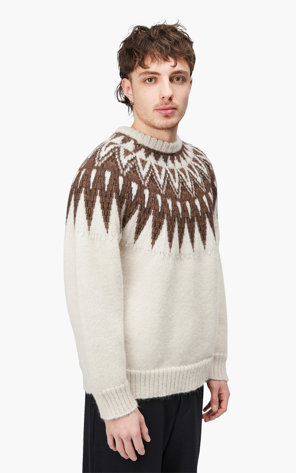 MARKAWARE nordic sweater アルパカ MARKAWARE(マーカウェア) - NORDIC SWEATER NATURAL COLOR