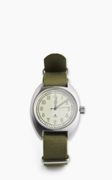 Naval Watch Company MIL-02C Naval Military Watch White Dial Khaki