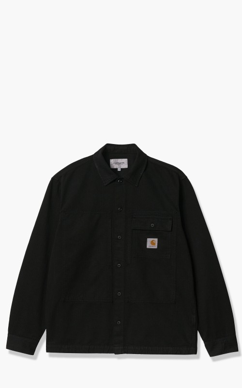 Carhartt WIP Charter L/S Shirt Black Garment Dyed I029771.89.GD.03