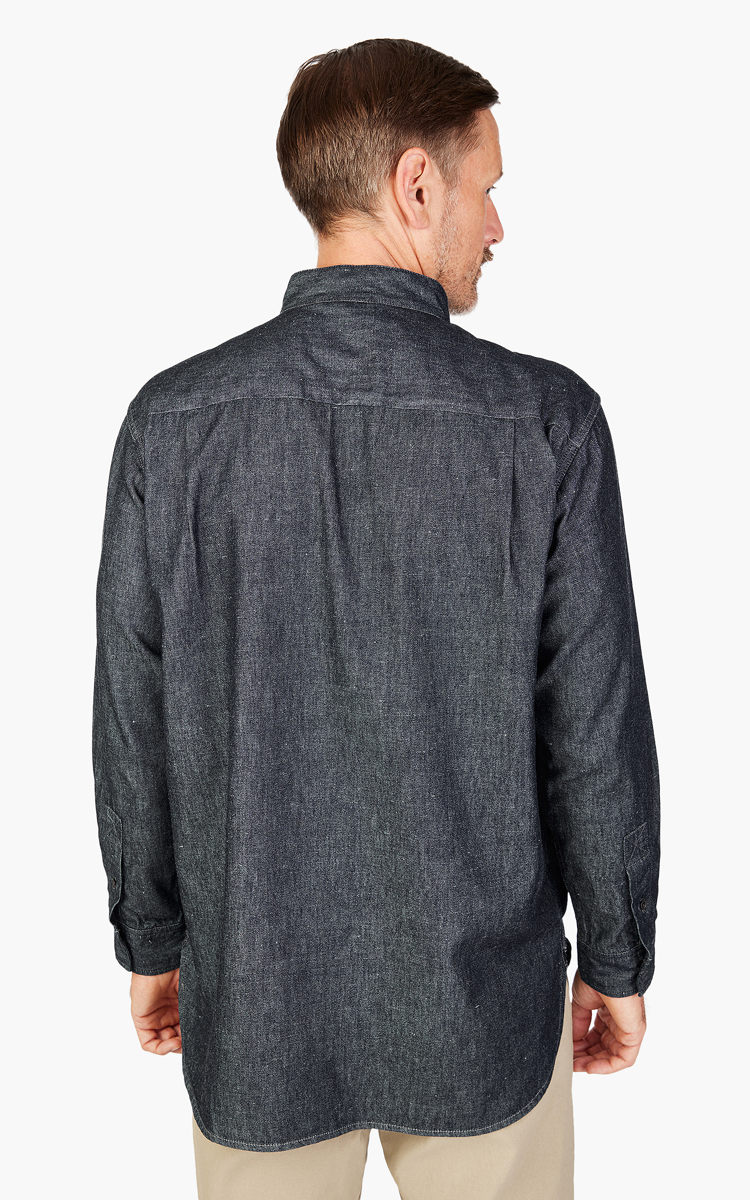 Snow Peak Takibi Light Denim Utility Pullover Indigo | Cultizm