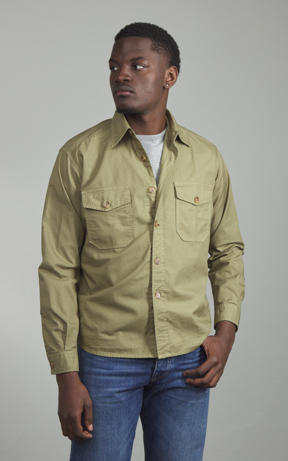 Fortela Kenny Overshirt Sage | Cultizm