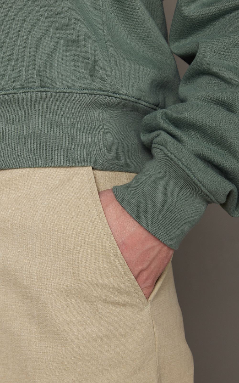 Auralee Super High Gauze Sweat Pullover Dusty Green | Cultizm
