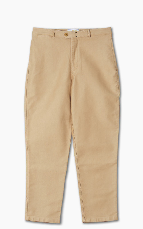 Le Mont St Michel Wide-Leg Work Trouser Kraft